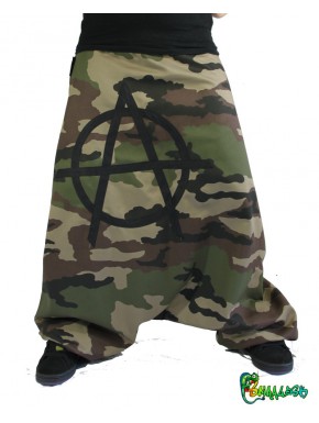 Sarouel anarchiste camouflage