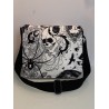 Sac besace bandoulière  skull tatoo taille M